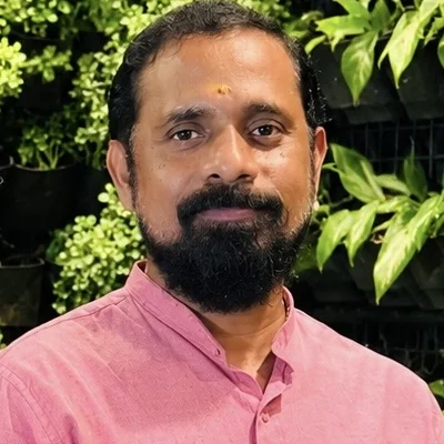 Mahesh Gurukkal, founder and Gurukkal of Sree Rudra Kalari, Tripunithura